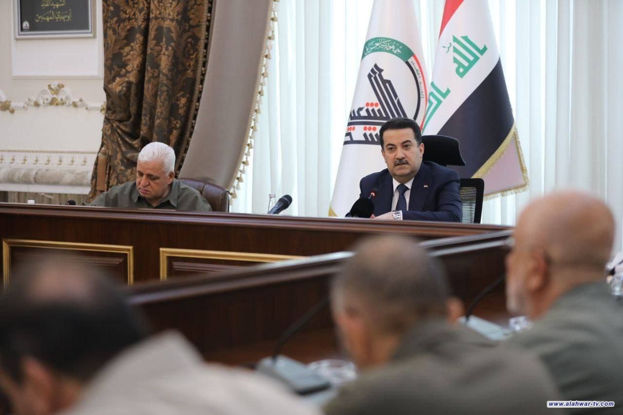 السوداني يزور مقر هيئة الحشد ويعقد اجتماعاً مع قيادة العمليات